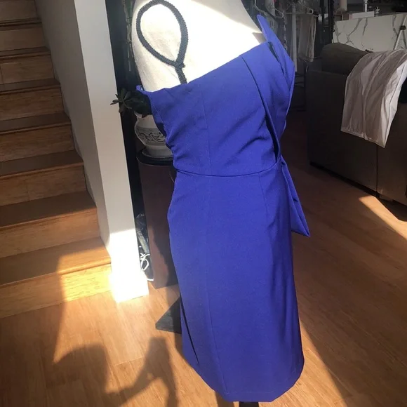 Adelyn Rae Deep Blue Strapless Dress - Picture 2 of 5